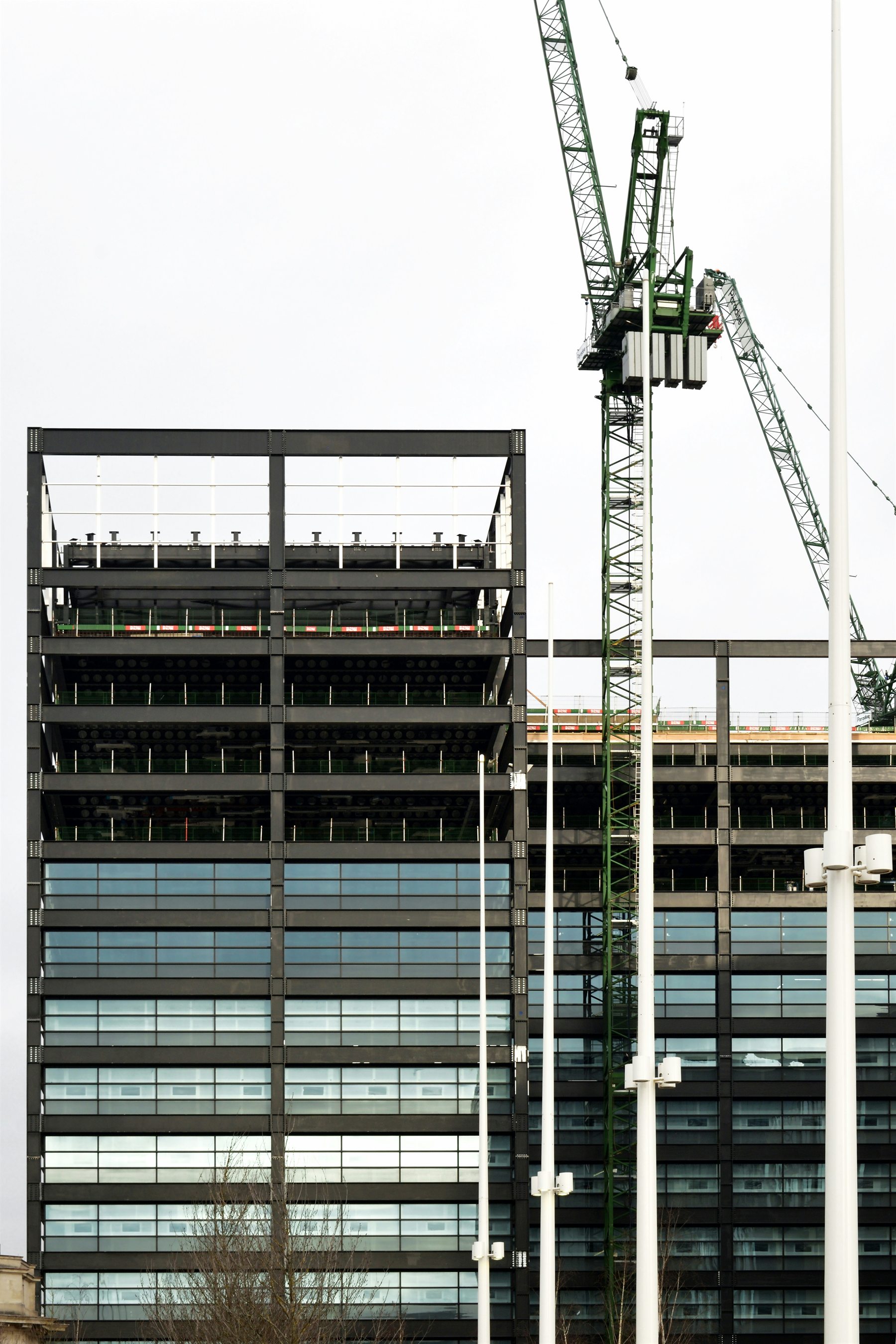 Commercial building under construction