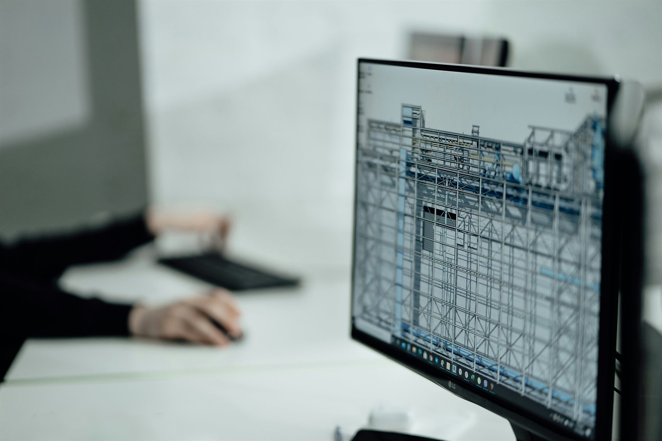 Digital building model for workflow mapping